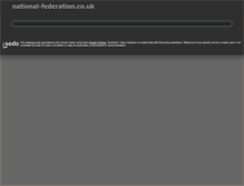 Tablet Screenshot of national-federation.co.uk